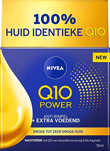 Nivea Q10 Power Crema de Noche Extra Nutritiva, 50 g