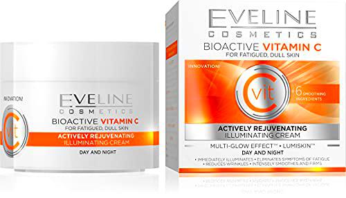 Eveline Cosmetics Crème Visage Rafraîchissante Active À la Vit C Jour / Nuit 50Ml 50 ml