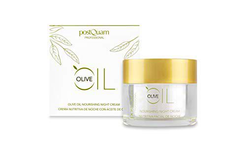 Postquam - Olive | Crema de Noche - Crema Antiarrugas con Aceite de Oliva