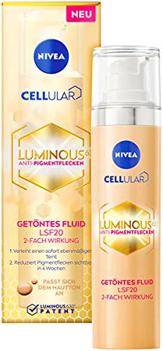 NIVEA Cellular Luminous 630 Fluido tintado con FPS 20 (40 ml)