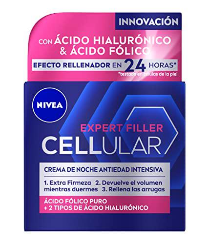 NIVEA Hyaluron Cellular Expert Filler Crema de Noche (1 x 50 ml)