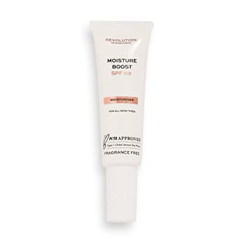 Revolution Skincare London, SPF50 Daily Defender, Lightweight Face Moisturiser, 50ml