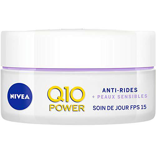 Nivea Q10 Power - Cuidado de día antiarrugas + pieles sensibles Fps 15 (1 x 50 ml)