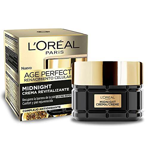 L'Oréal Paris - Age Perfect Renacimiento Celular, Crema Revitalizante con Complejo Antioxidante para recuperar la barrera de la piel, 50 ml