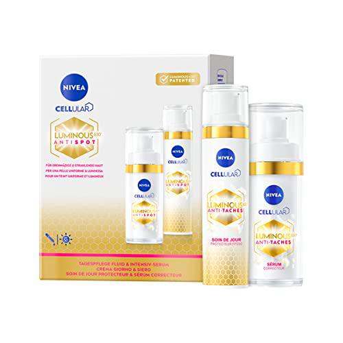 NIVEA Luminous - Juego de cara sérum y crema de día