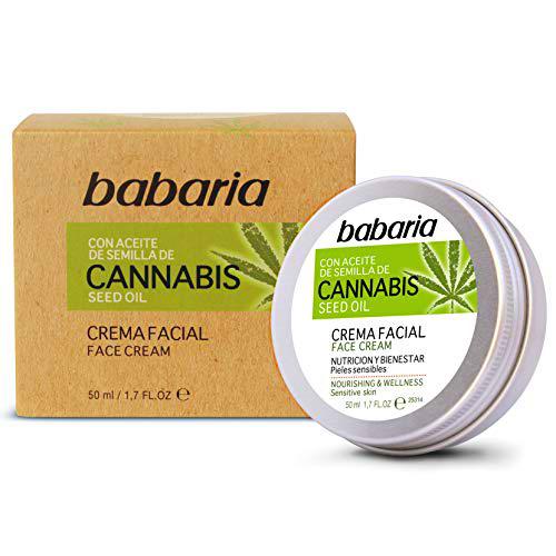 Babaria - Crema Facial con Aceite de Semillas de Cannabis