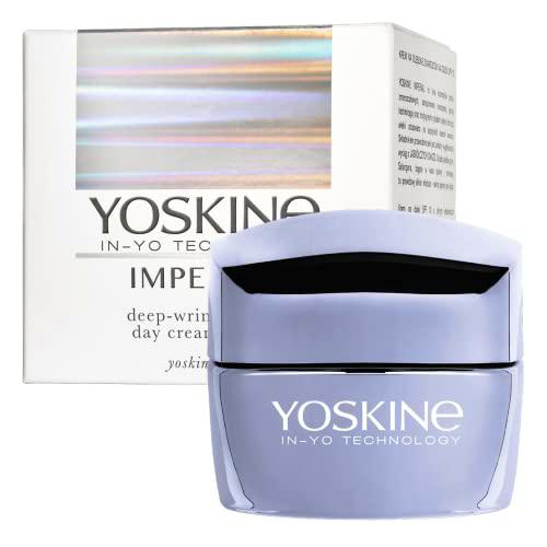 Yoskine Imperial crema de noche, cuidado facial, crema hidratante luminosa