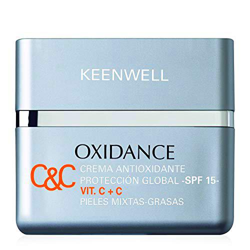 Keenwell, Crema Protectora Antioxidante Protección Global Pieles Mixtas y Grasas (Oxidance) 50 ml.