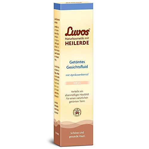 Luvos Heilerde - Líquido facial tintado brillante para una tez uniforme y radiante