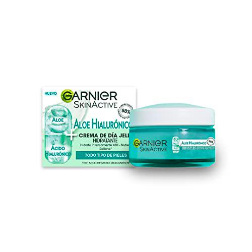 Garnier Crema de Día Aloe Hialurónico, con Aloe Vera y Ácido Hialurónico