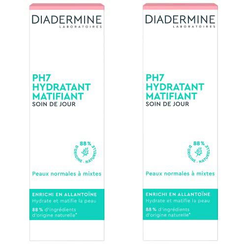 Diadermine - PH7 cuidado de día hidratante matificante - 50 ml - juego de 2