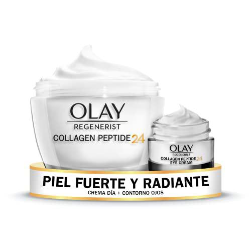 Olay Regenerist Collagen Peptide24 Crema de Día Sin Perfume + Crema contorno de ojos Sin Perfume