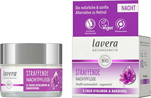 lavera Cuidado de noche reafirmante, vegano, cosmética natural