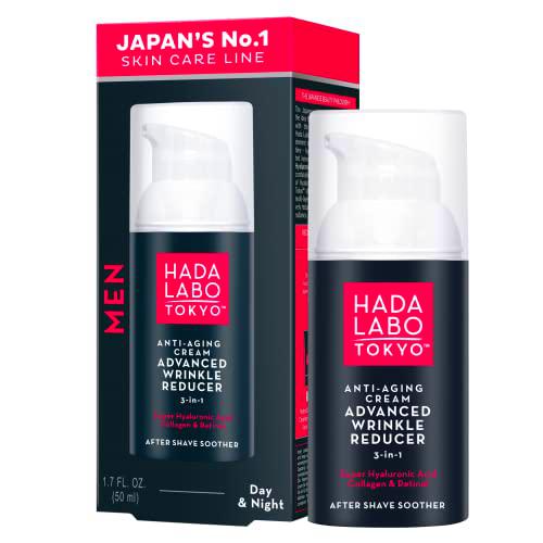 Hada Labo Tokyo Men Anti-Aging Hyaluron Cream Advanced Wrinkle Reducer Cosméticos de día y noche para hombres