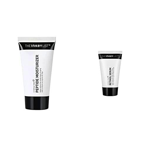 The INKEY List Peptide Cara Hidratante Crema 50 ml &amp; 1% Lento Liberación Retinol Cara Suero 30 ml