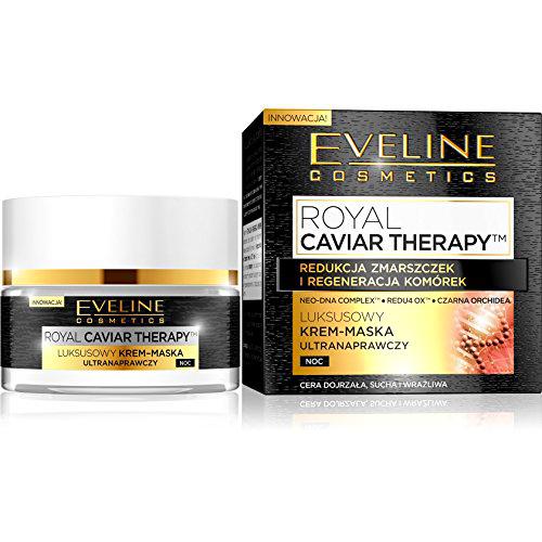 Eveline Cosmetics Royal Caviar Therapy Snail Creme de Luxe Elixir Nuit 70 + 50Ml 50 ml