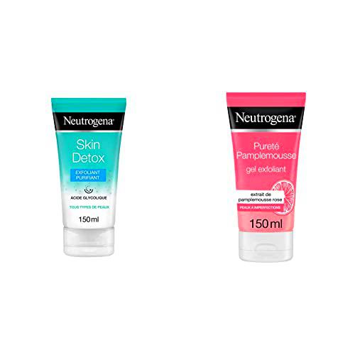 Neutrogena Skin Detox Exfoliante - 150 ml. + Visibly Clear Gel Limpiador Exfoliante