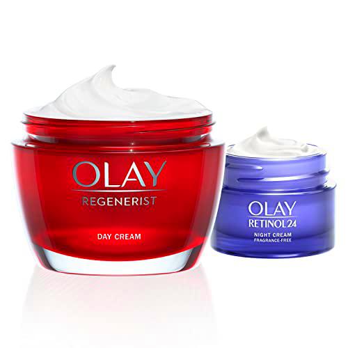 Olay Regenerist Crema De Día, 50 ml + Retinol24 Crema Hidratante De Noche 15 ml