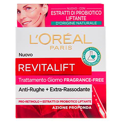 L'Oréal Paris Revitalift - Crema facial de día sin fragancia