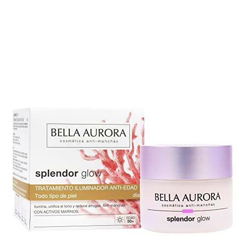 BELLA AURORA Crema Iluminadora Facial Antiedad, Antiarrugas y Antimanchas