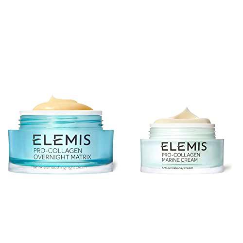 ELEMIS Pro-Collagen Overnight Matrix, gel en crema 50 ml &amp; Crema marine pro-collagene