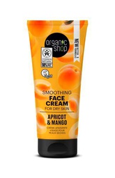 CREMA FACIAL LIGERA DIARIA PARA PIEL SECA «ALBARICOQUE Y MANGO» DE ORGANIC SHOP, 50 ML