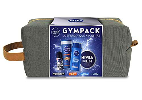 NIVEA MEN Neceser Gimnasio Gympack, neceser de regalo con gel de ducha (1 x 250 ml)