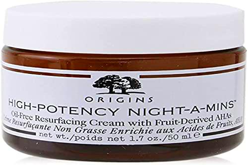 Origins High Potency Night-A-Mins - Crema rejuvenecedora no grasa de alta potencia, 50 ml