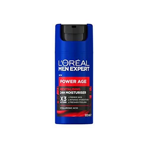 L'Oréal Crema hidratante para hombre, Antiarrugas y antienvejecimiento