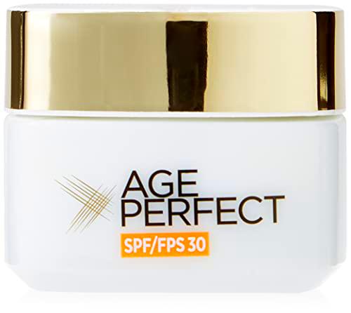 L'Oréal Paris - Age Perfect Crema SPF 30, Antiflacidez y Antimanchas