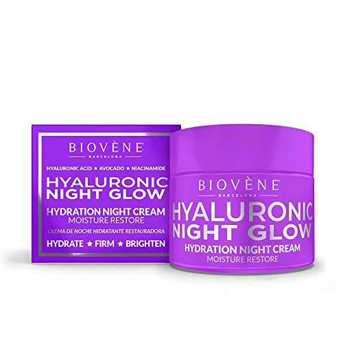 HYALURONIC NIGHT GLOW hydration night cream moisture restore 50 ml