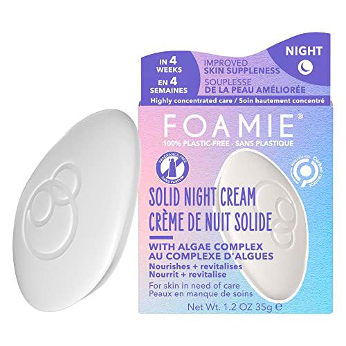 Foamie crema de noche sólida - Crema antiarrugas mujer hidratante para rostro y contorno de ojos hombre