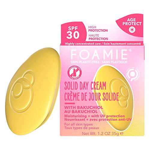 Foamie crema antiarrugas mujer sólida - Crema hidratante con protección solar