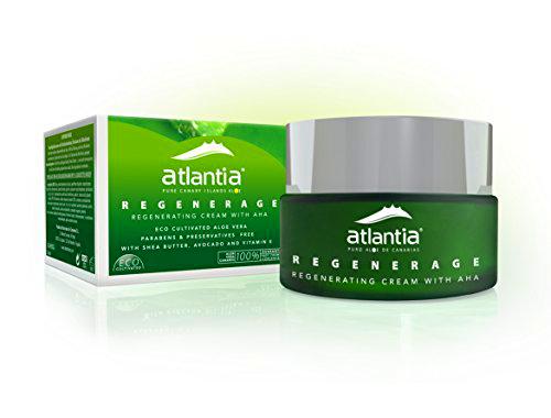 Atlantia Crema Regenerage | Crema Antiedad | Crema Facial de noche | Crema Antiarrugas | Crema Exfoliante Facial | Crema para Manchas en la Cara | 50 ml