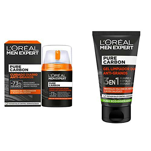 L'Oréal Paris Men Expert Crema Cuidado Diario Anti-Granos Pure Carbon