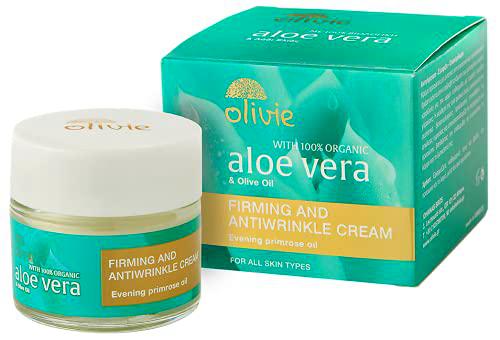 crema facial antiarrugas y reafirmante con aloe