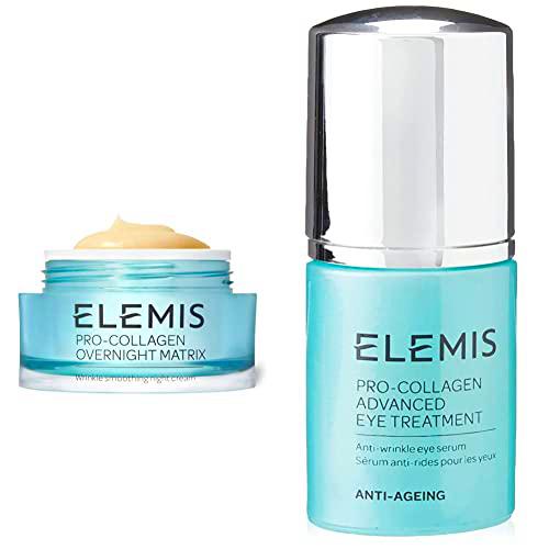 ELEMIS Pro-Collagen Overnight Matrix, gel en crema 50 ml &amp; Pro-Collagen Advanced Eye Treaent