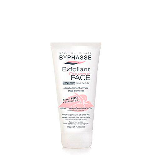 Byphasse Home Spa Experience - exfoliante suave para pieles sensibles a secas, lote de 2