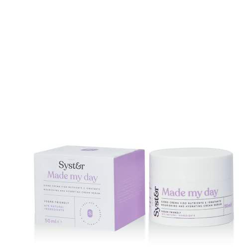 Syster - Serum y crema hidratante facial 2 en 1, nutritiva y antiarrugas para pieles normales