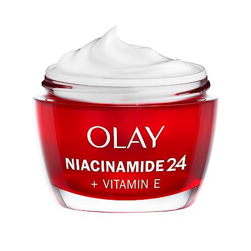 Olay Niacinamida 24 + Vitamina E, Crema De Día, Con 99% De Niacinamida Pura Y Vitamina E