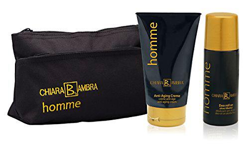 Chiara Ambra Homme Cuidado Set, 3 piezas, 1er Pack (1 x 130 ml)