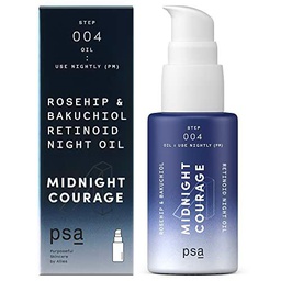 PSA Midnight Courage Aceite Nocturno Con Retinol de Rosa Mosqueta y Bakuchiol