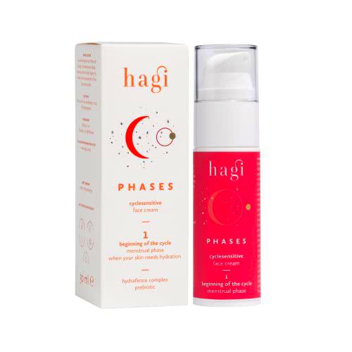 Hagi Natural Crema Facial Cyclesensible Fases 1 | Hidratante | Inicio de ciclo | Crema con Complejo Hydrafence | vegano | 30ml