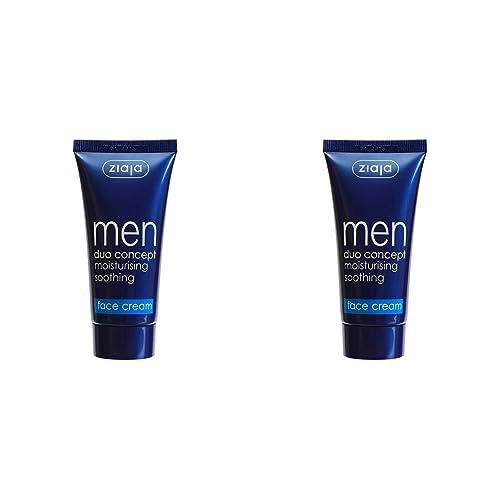 Ziaja Crema Facial para Hombre Spf6 50 ml (Paquete de 2)