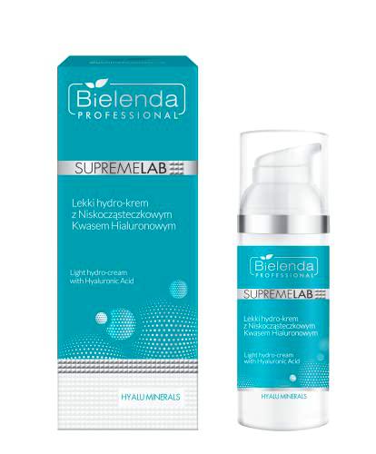 Bielenda Supremelab Hyalu Minerals A light hydro-cream with low molecular weight Hyaluronic Acid, 50 ml