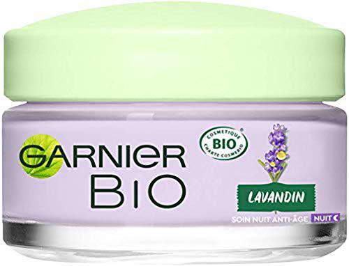 Garnier Bio - Crème de Nuit - Soin Anti-âge - Huile Essentielle de Lavandin Bio