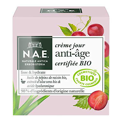 N.A.E. - Crème Jour Anti-Âge Visage Certifiée Bio - 50 ml