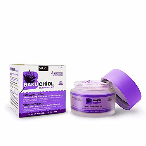 Crema facial Antiarrugas 50 ML con Bakuchiol y Acido Hialurónico