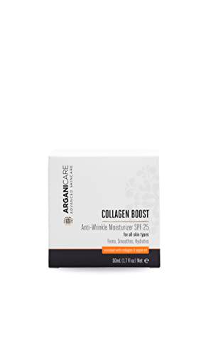 ARGANICARE Crema Facial Collagen Boost 25 SPF 50 ml