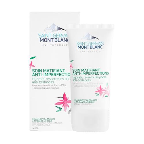 Saint-Gervais Mont Blanc Cuidado hidratante matificante con Agua termal del Mont-Blanc para pieles mixtas, 40 ml